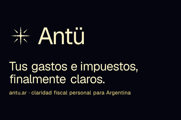 Antü — personal finance and tax tracking for Argentina
